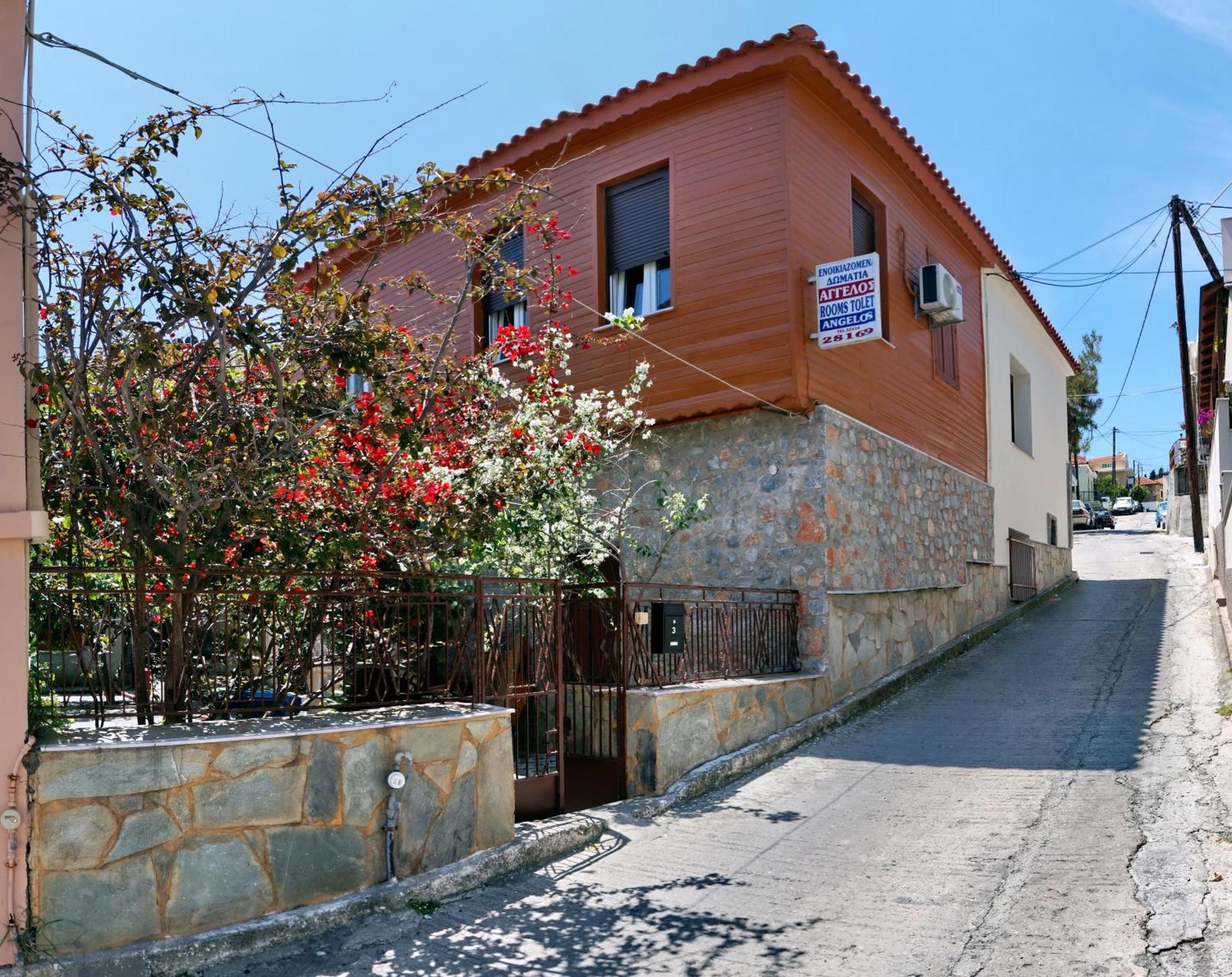 Angelos Rooms Mytilene Bagian luar foto